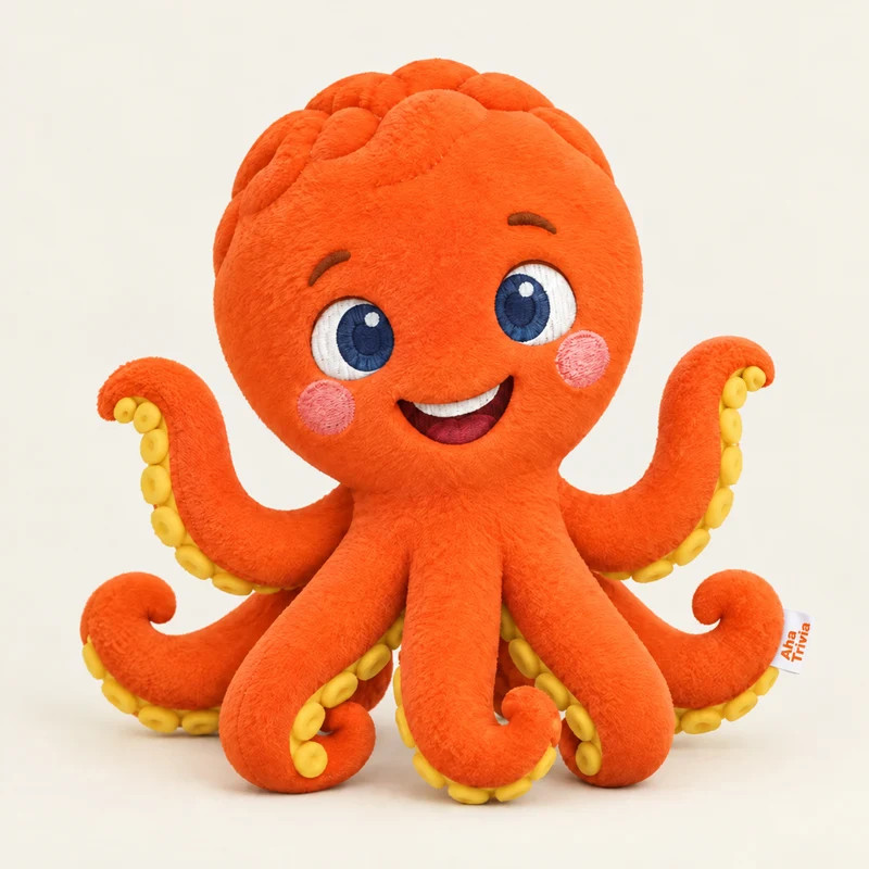 Aha Trivia Octopus plush (mock-up)